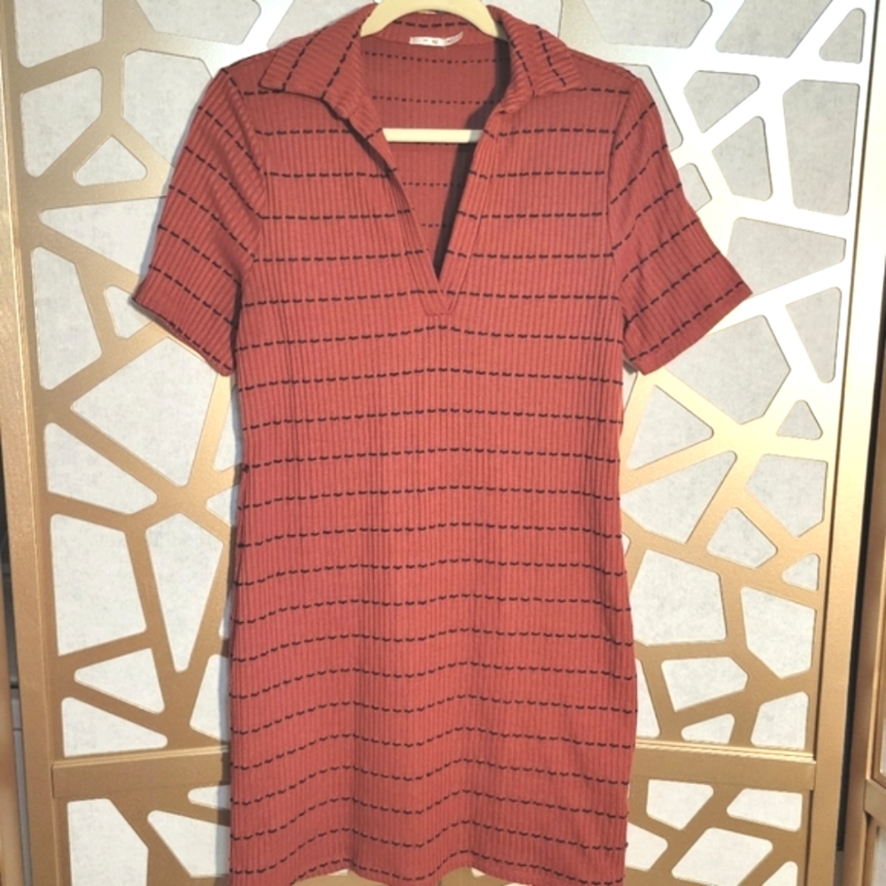 NWOT 3RD + MALT Stripe Shirt Dress